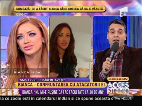 Bianca Slav: "Nu am trimis pe nimeni să mă reprezinte la tv"