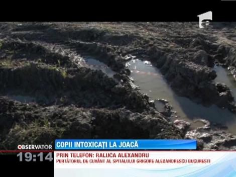 Copii intoxicati cu gaze de sondă pe un câmp din localitatea Bucşani