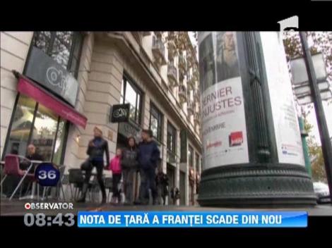 Nota de ţară a Franţei scade din nou