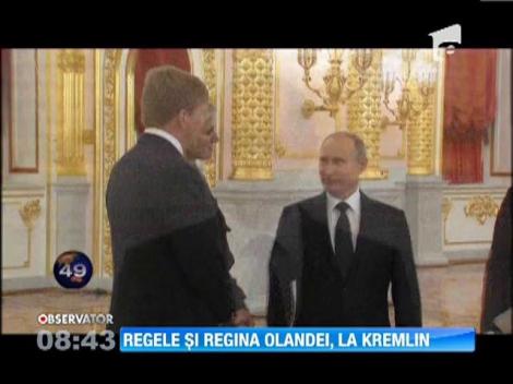Regele şi regina Olandei, întâlnire cu preşedintele Vladimir Putin