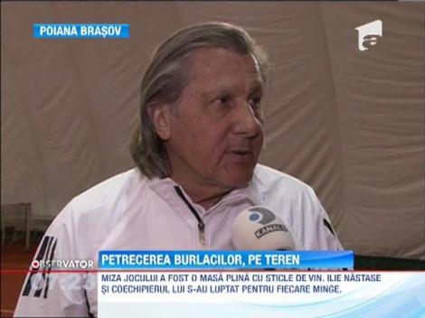 Ilie Năstase, petrecerea burlacilor pe terenul de tenis