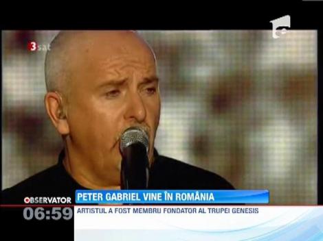 Peter Gabriel, concert în România
