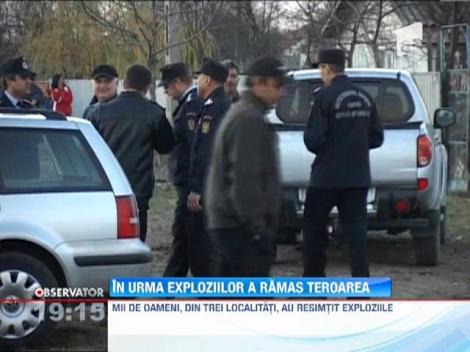 Cele 12 explozii din Urecheşti i-a speriat pe localnici