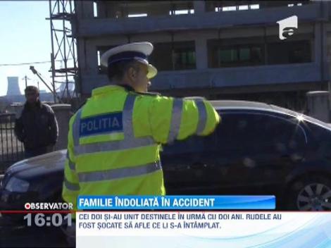 Familie &icirc;ndoliată &icirc;ntr-un accident auto