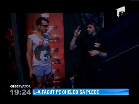 Un concurent care şi-a dezvăluit sexualitatea, l-a făcut pe Cheloo să plece de la masa juraţilor X Factor