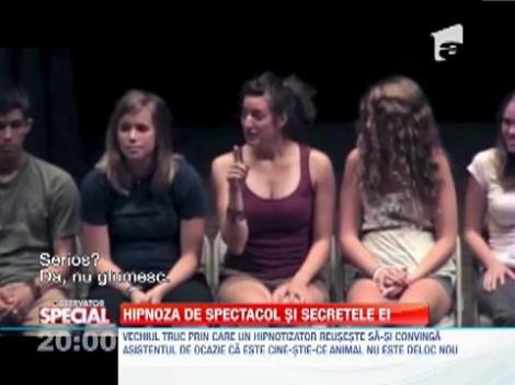 Hipnoza de spectacol şi secretele ei