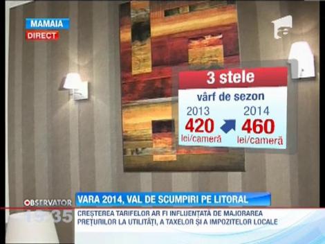 Hotelierii pregătesc din iarnă o creştere a preţurilor pe litoral pentru vara lui 2014