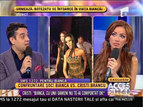 Bianca: "Cătălin Botezatu a provocat unele conflicte"