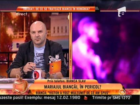 Bianca: "Am un sentiment de vinovăție pentru ce s-a întâmplat!"