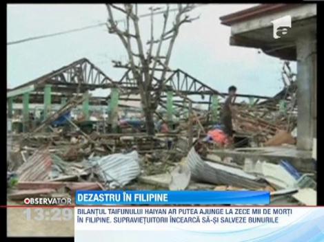Taifunul din Filipine a lăsat în urmă zeci de mii de morţi şi mai multe oraşe distruse din temelii