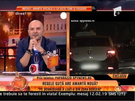 Paparazzo: "Nicolae Guţă o mangâia pe tânără pe cap!"