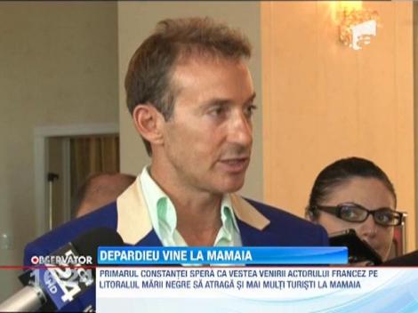 Gerard Depardieu vine în vizită pe litoralul românesc