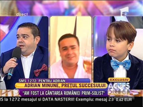 Adrian Minune: "Primul acordeon l-am primit la 13 ani"