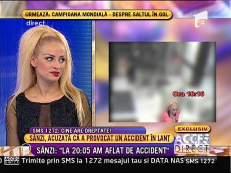 Sânziana Buruiană, surprinsă de camerele de supraveghere cu câteva minute înainte de accidentul auto