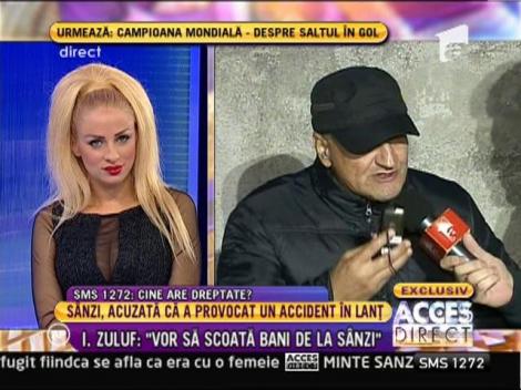 Tatăl iubitului Sânzianei Buruiană: "Eu sunt vinovat de accident"