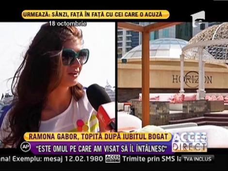 Ramona Gabor, în culmea fericirii alături de iubitul ei bogat din Dubai
