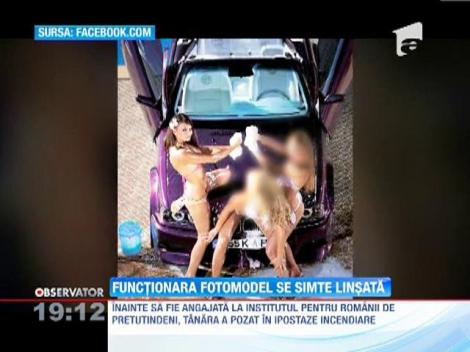 Denisa Ariton, funcţionara fotomodel, se simte "linşată mediatic"