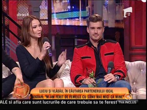 Bogdan Vlădău și Paula, fosta concurentă de la ”Burlacul”, întâlnire de gradul zero, la ”Un Show Păcătos”
