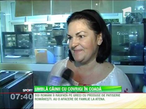 Doi români îi răsfaţă pe greci cu preparate româneşti! Au o patiserie în capitala Greciei