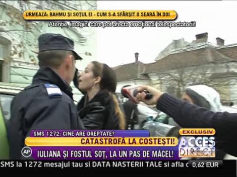 Iuliana Stănescu şi fostul soţ, la un pas de măcel!