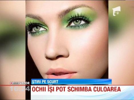 Culoarea ochilor, schimbată cu ajutorul unei operaţii ce constă în implantarea unui silicon colorat pe iris