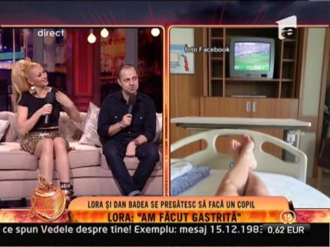 Lora şi-a neglijat sănătatea: Am făcut gastrită!