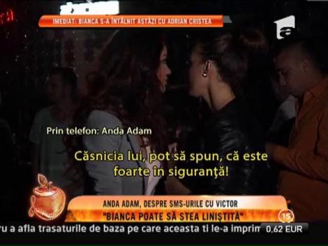 Anda Adam: "Bianca poate să stea liniștită. Între mine și Victor nu mai există absolut nimic!"