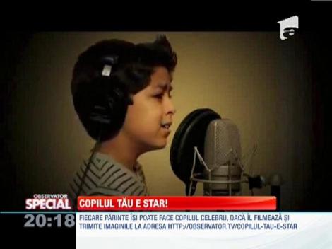 SPECIAL! Un copil cu voce de înger