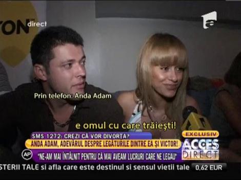 Anda Adam: "Între mine și Victor nu mai există absolut nimic. O asigur pe Bianca că nu are niciun motiv de îngrijorare"