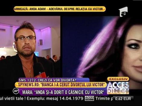 Cătălin Botezatu: "O susţin pe Bianca necondiţionat"