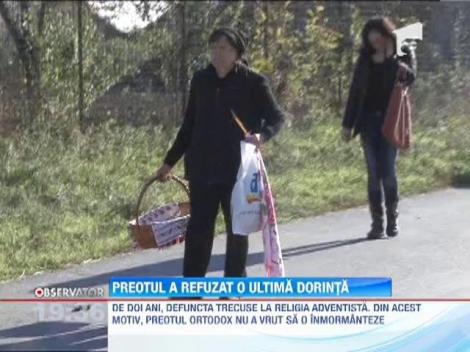 Înmormântare cu scandal