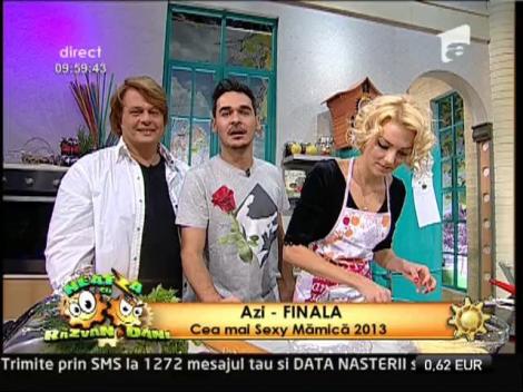 Adelina, candidată la ”Cea mai sexy mămică, a gătit gogoși la ”Neatza”