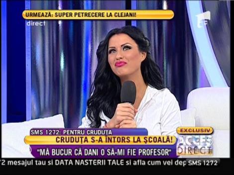 Daniela Crudu este decisă să facă performanţă în televiziune