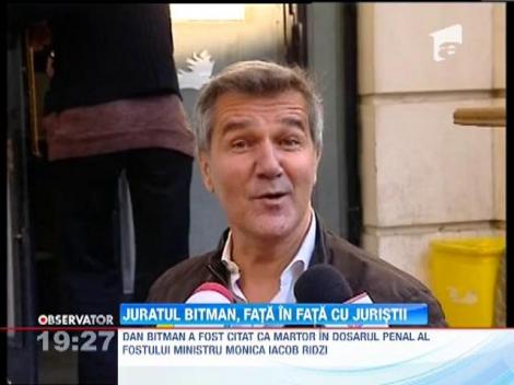 Dan Bittman, citat ca martor în dosarul penal al Monicăi Iacob Ridzi