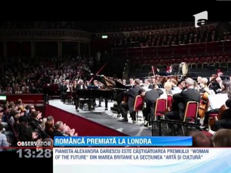 Pianista Alexandra Dariescu, câstigătoarea premiului ''Woman of the Future'' din Marea Britanie
