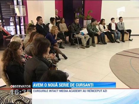 Daniela Crudu s-a înscris la cursurile Intact Media Academy