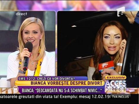 Bianca: "Sentimental nu s-a schimbat nimic. Profesional îmi merge mult mai bine!"