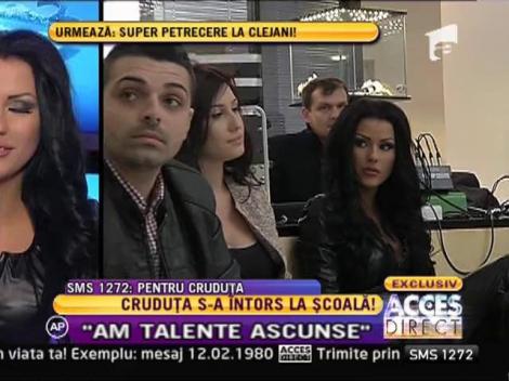 Daniela Crudu s-a întors la şcoală