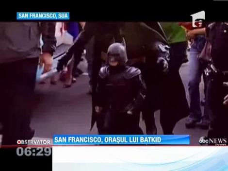 San Francisco a devenit orașul lui Batkid, un băiețel pasionat de Batman, care a învins o boală grea