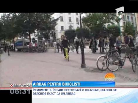 Airbag pentru bicicliști