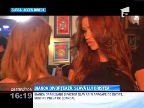 Şoc în lumea mondenă! Bianca Drăguşanu divorţează de Victor Slav