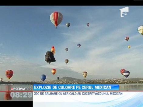 200 de baloane cu aer cald s-au înălțat în Mexic