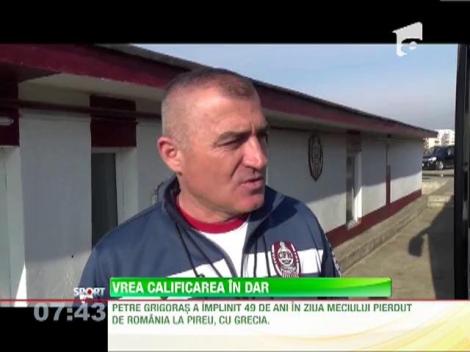 Petre Grigoraş a împlinit 49 de ani în ziua în care naţionala a pierdut cu Grecia