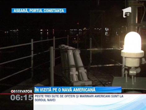 Cel mai mare vas de război american a acostat pe litoralul românesc