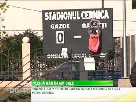 Dinamo a înscris şapte goluri în meciul cu o echipă de liga a patra