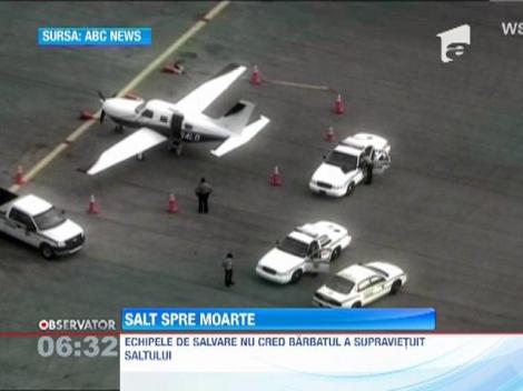 SUA: Un pasager s-a aruncat, fără parașută, dintr-un avion de mici dimensiuni