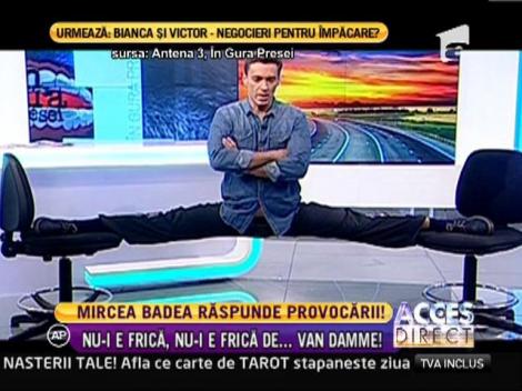 Sfoara lui Mircea Badea, mai tare ca cea făcută de Van Damme