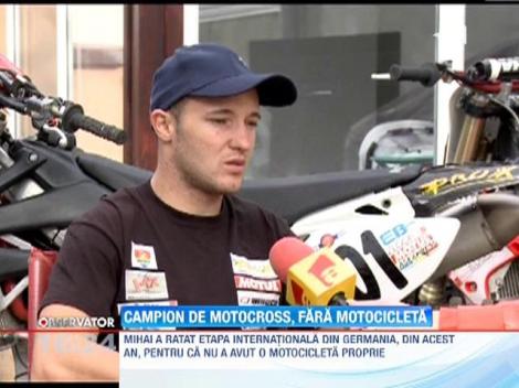 Mihai Stoichescu, campion de motocross, fără motocicletă