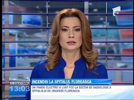 Incendiu la spitalul Floreasca