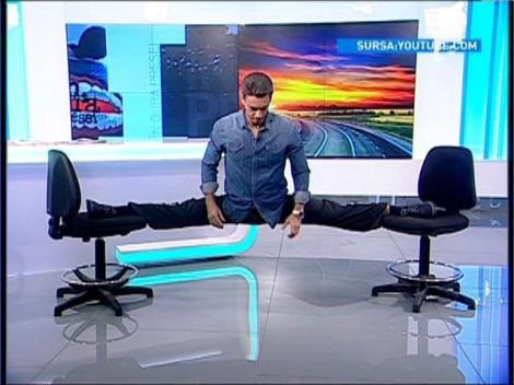 Mircea Badea explică spotul în care Van Damme apare făcând şpagatul pe două TIR-uri